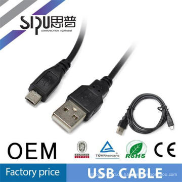 SIPU beide endet ultra dünne micro-USB-Kabel lose 2.0 schwarz